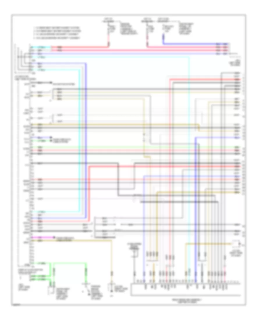 Navigation Wiring Diagram, 17 Speaker (1 of 5) for Lexus GX 460 2010