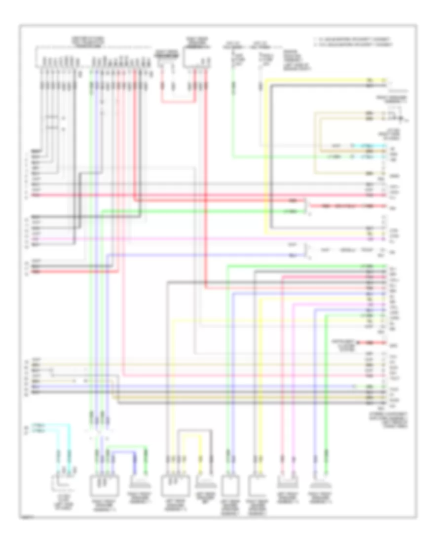 Navigation Wiring Diagram, 17 Speaker (5 of 5) for Lexus GX 460 2010