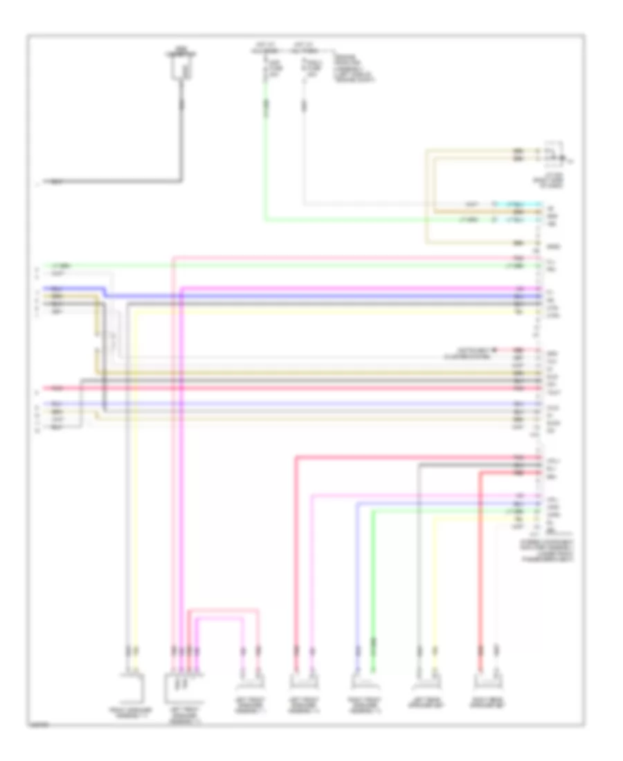 Navigation Wiring Diagram, 9 Speaker (4 of 4) for Lexus GX 460 2010