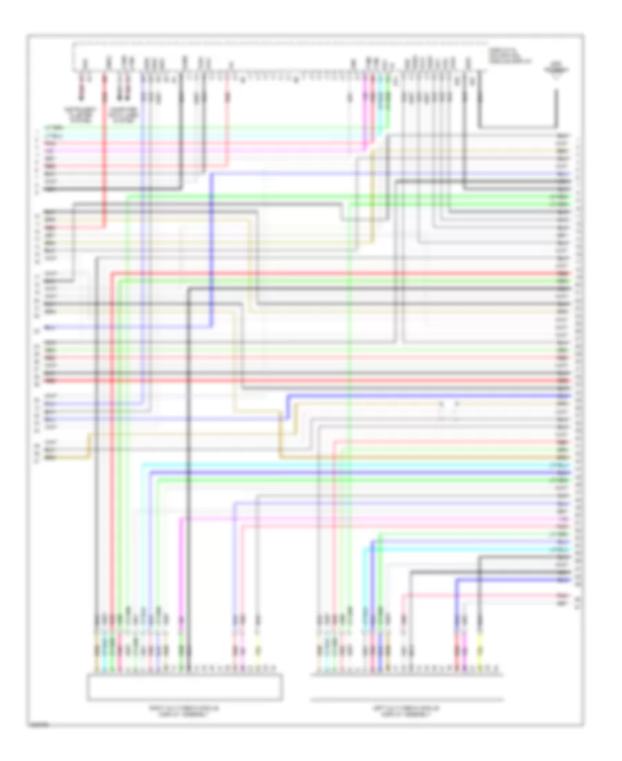 Radio Wiring Diagram, 17 Speaker with Navigation (3 of 5) for Lexus GX 460 2010
