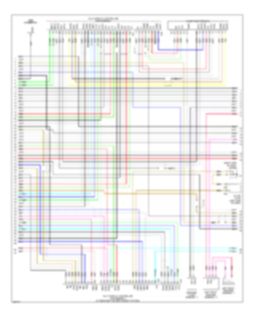 Radio Wiring Diagram, 17 Speaker with Navigation (4 of 5) for Lexus GX 460 2010