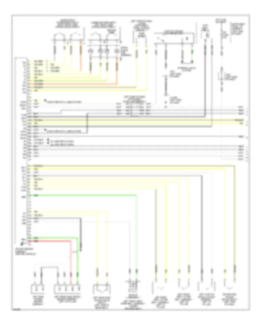 Supplemental Restraint Wiring Diagram 1 of 3 for Lexus GX 460 2010