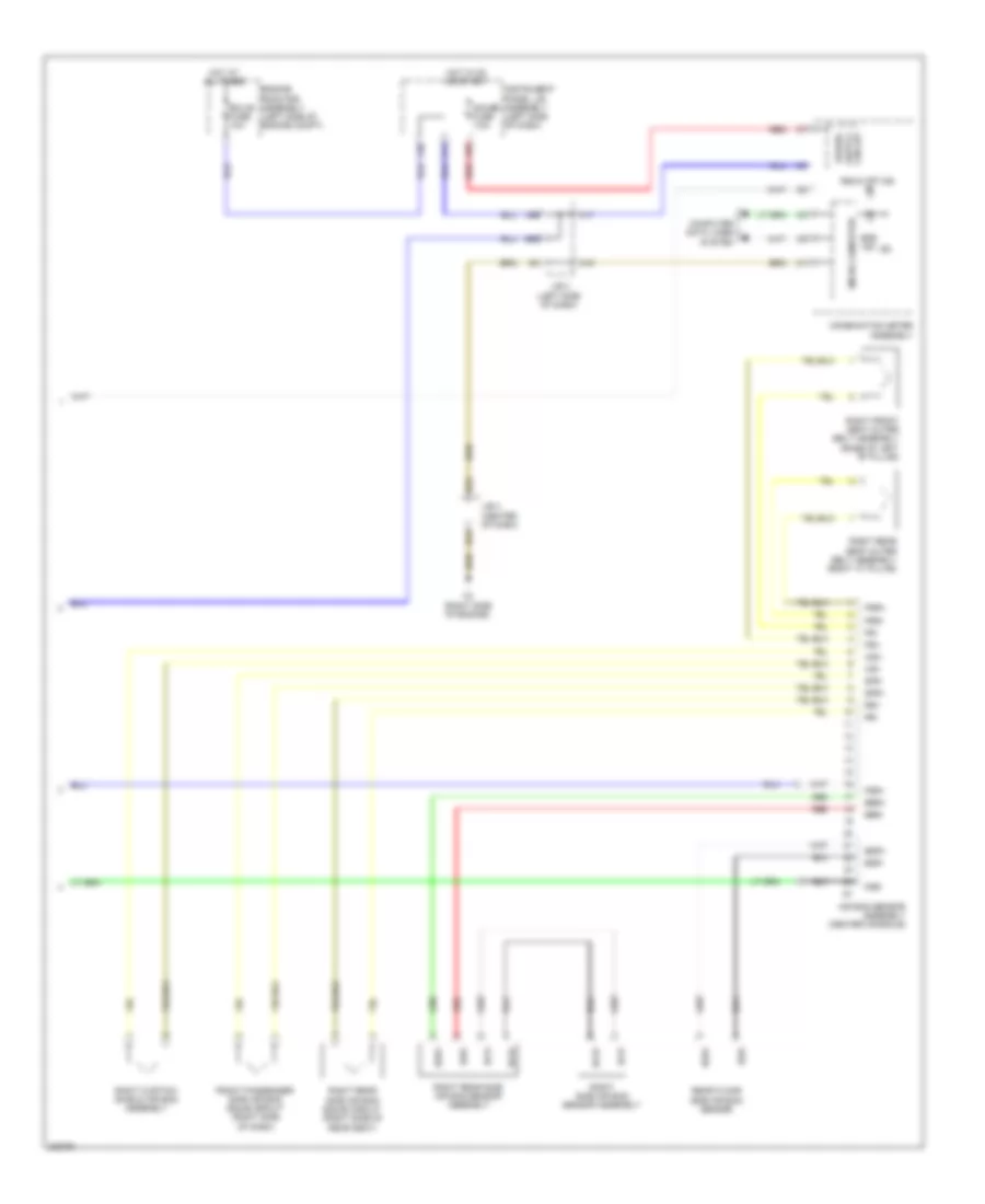Supplemental Restraint Wiring Diagram (3 of 3) for Lexus GX 460 2010