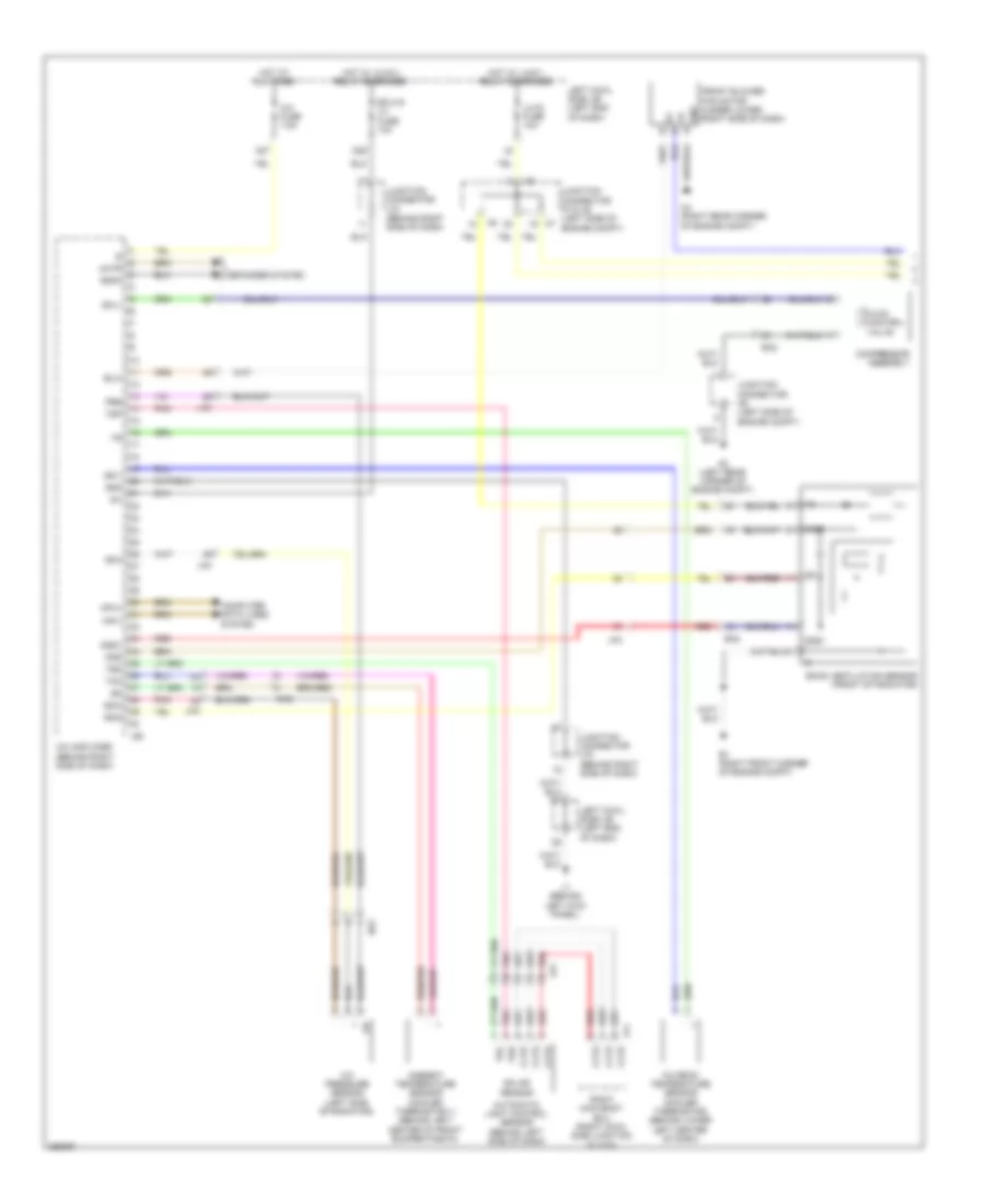Электросхема кондиционера (1 из 2) для Lexus IS F 2013