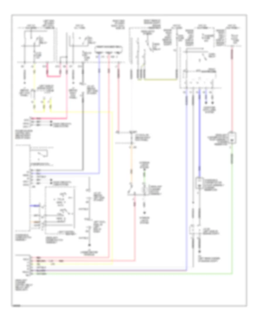 схема шайбы фары для Lexus IS F 2013