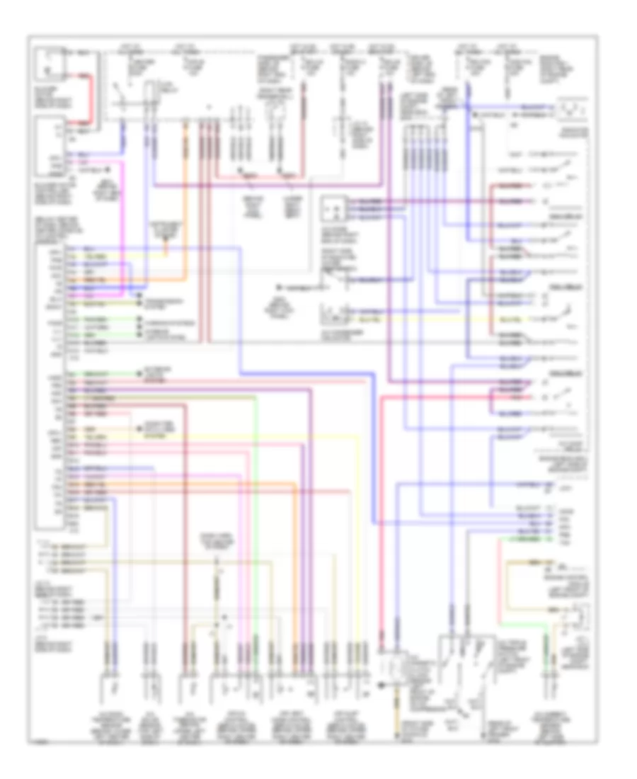 Automatic AC Wiring Diagram for Lexus IS 300 2001