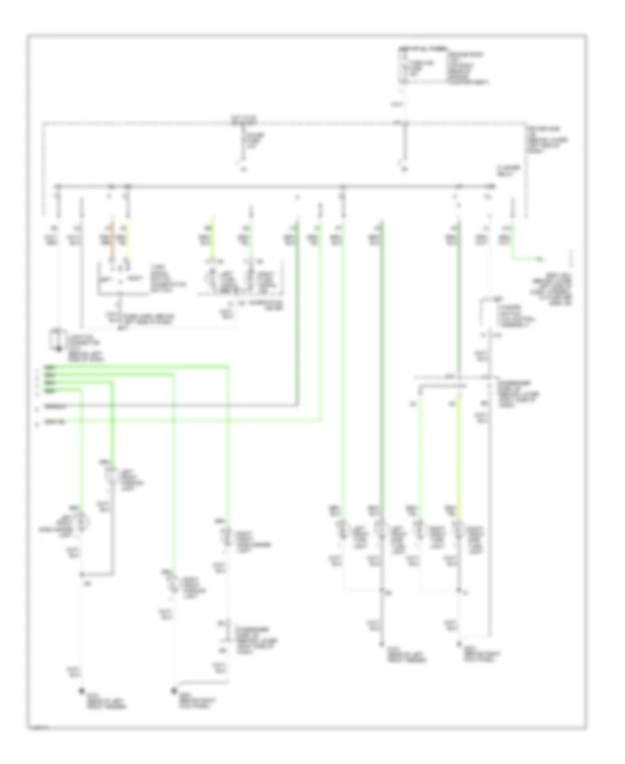 Exterior Lamps Wiring Diagram (2 of 2) for Lexus IS 300 2001