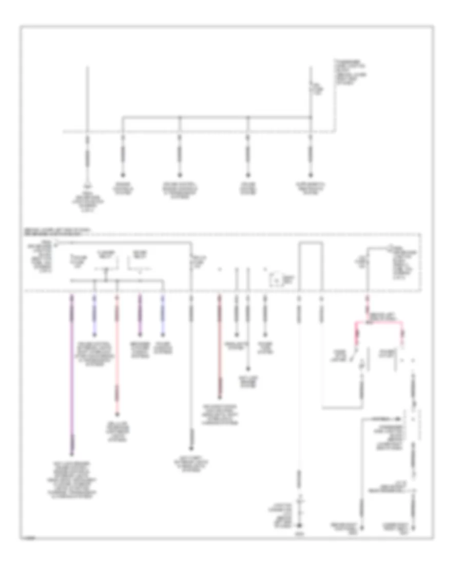 Power Distribution Wiring Diagram (3 of 3) for Lexus IS 300 2001