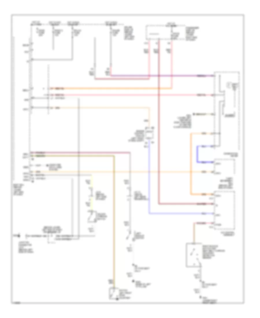 Warning System Wiring Diagrams for Lexus IS 300 2001