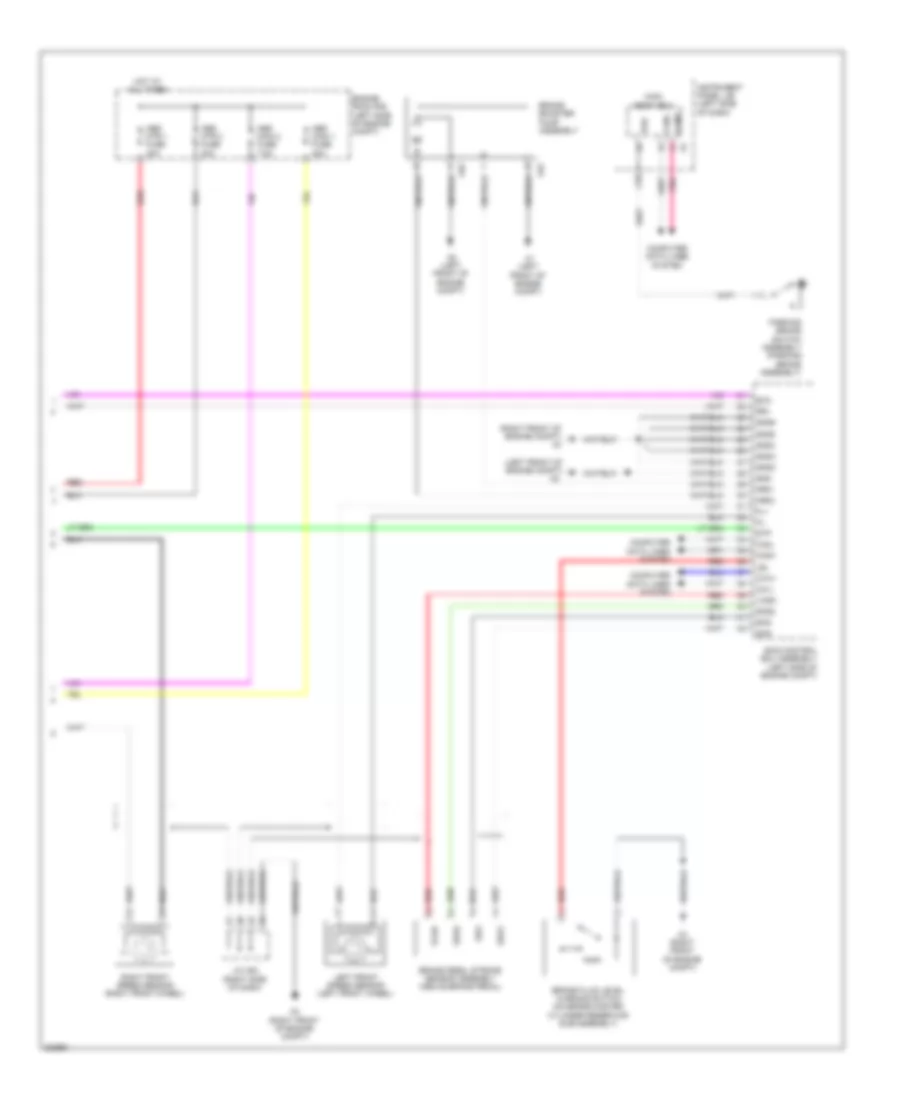 Anti lock Brakes Wiring Diagram 3 of 3 for Lexus HS 250h 2010