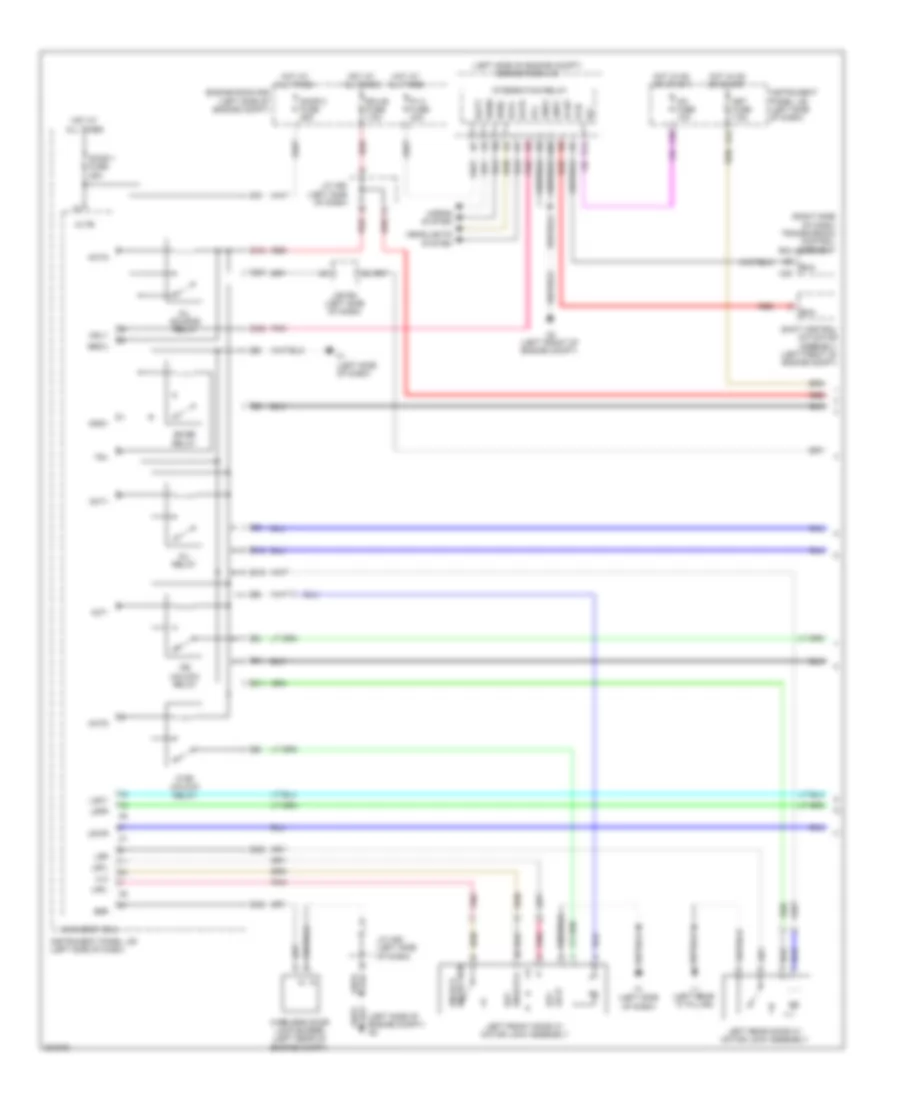 Forced Entry Wiring Diagram 1 of 5 for Lexus HS 250h 2010