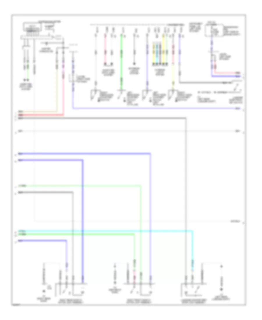 Forced Entry Wiring Diagram 2 of 5 for Lexus HS 250h 2010