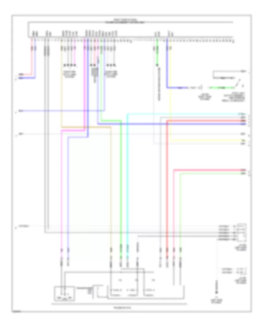 Forced Entry Wiring Diagram 3 of 5 for Lexus HS 250h 2010