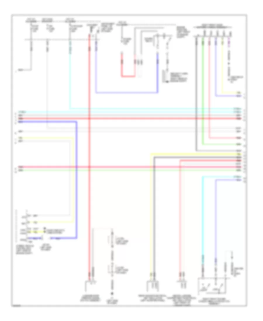 Forced Entry Wiring Diagram 4 of 5 for Lexus HS 250h 2010