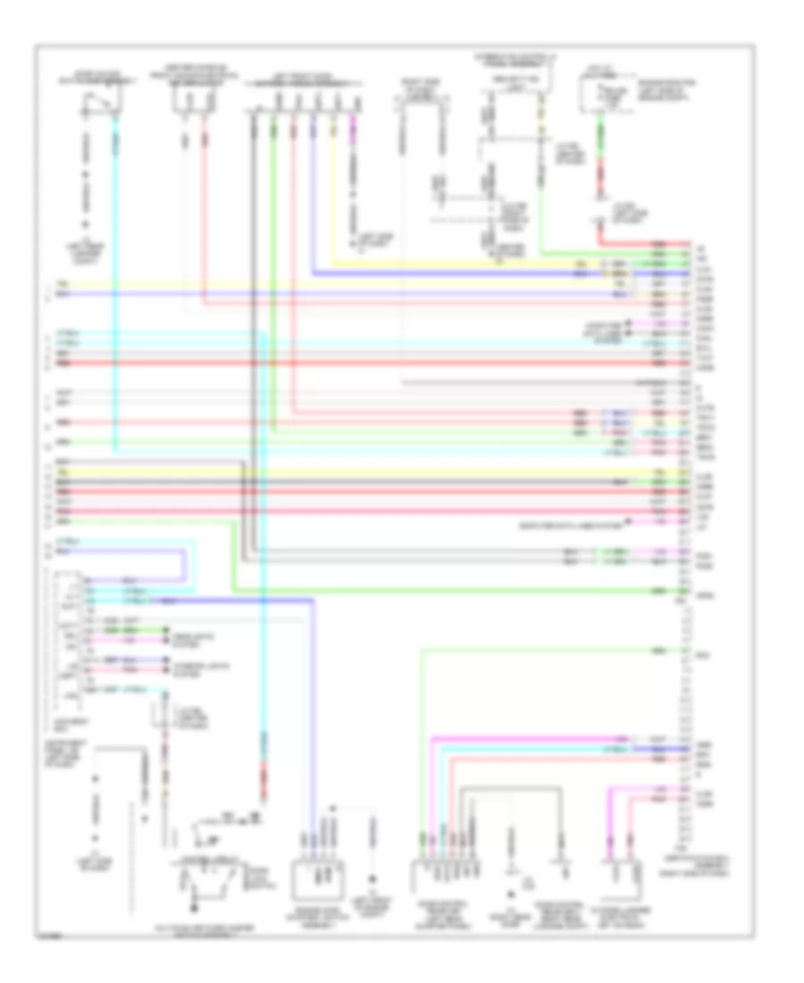 Forced Entry Wiring Diagram 5 of 5 for Lexus HS 250h 2010