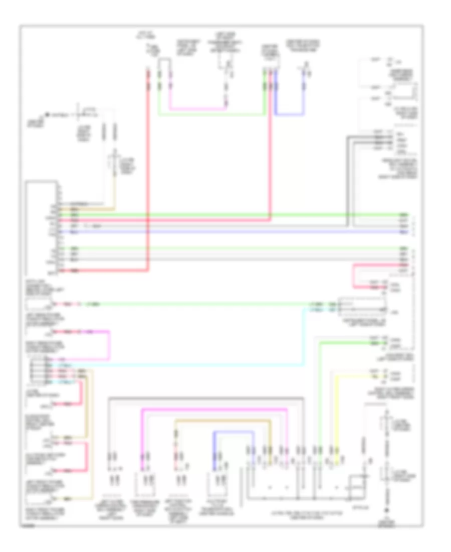 Computer Data Lines Wiring Diagram 1 of 3 for Lexus HS 250h 2010