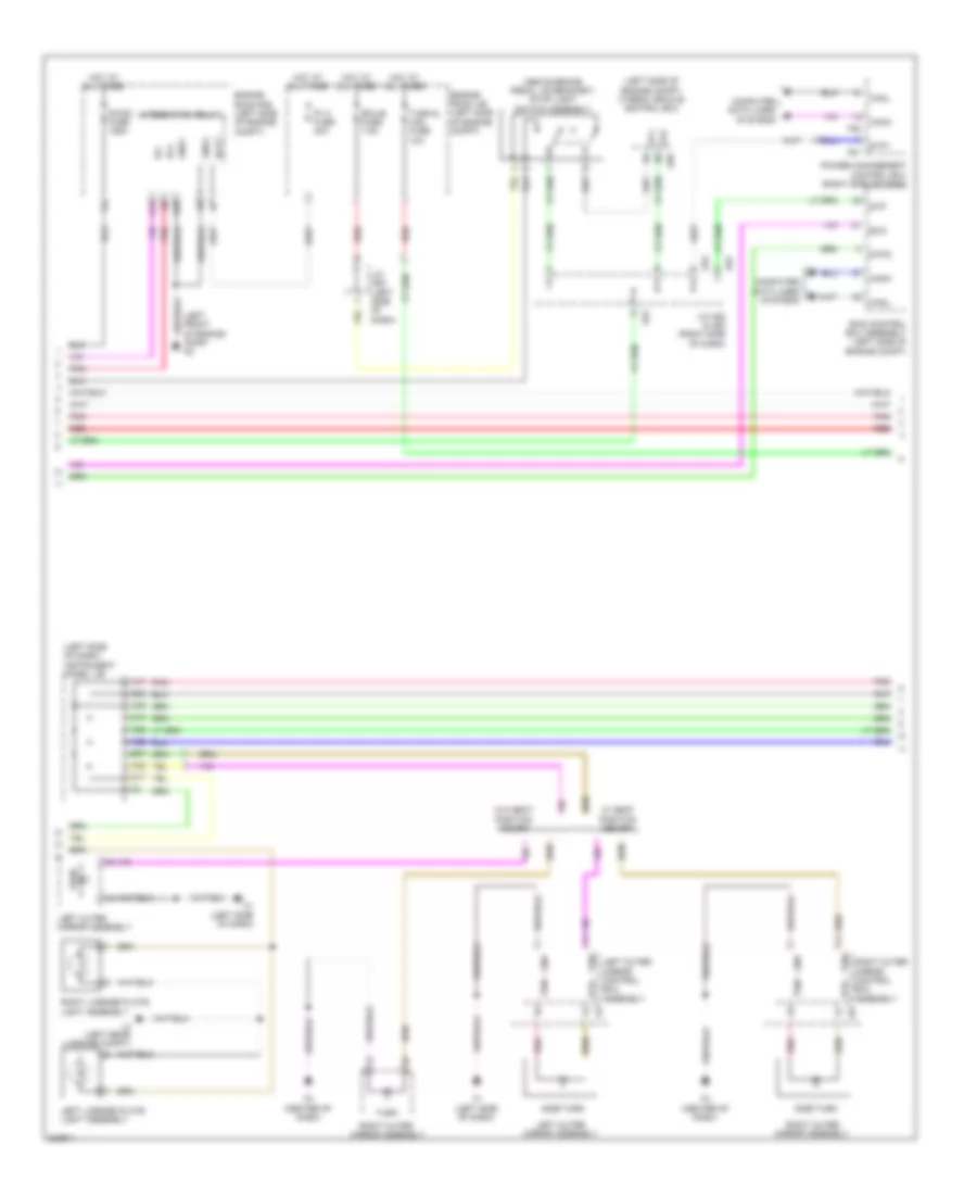 Exterior Lamps Wiring Diagram 2 of 3 for Lexus HS 250h 2010