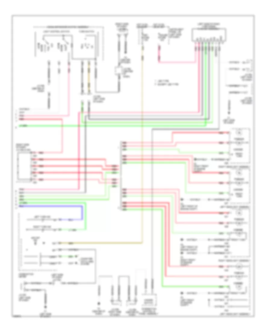 Exterior Lamps Wiring Diagram 3 of 3 for Lexus HS 250h 2010