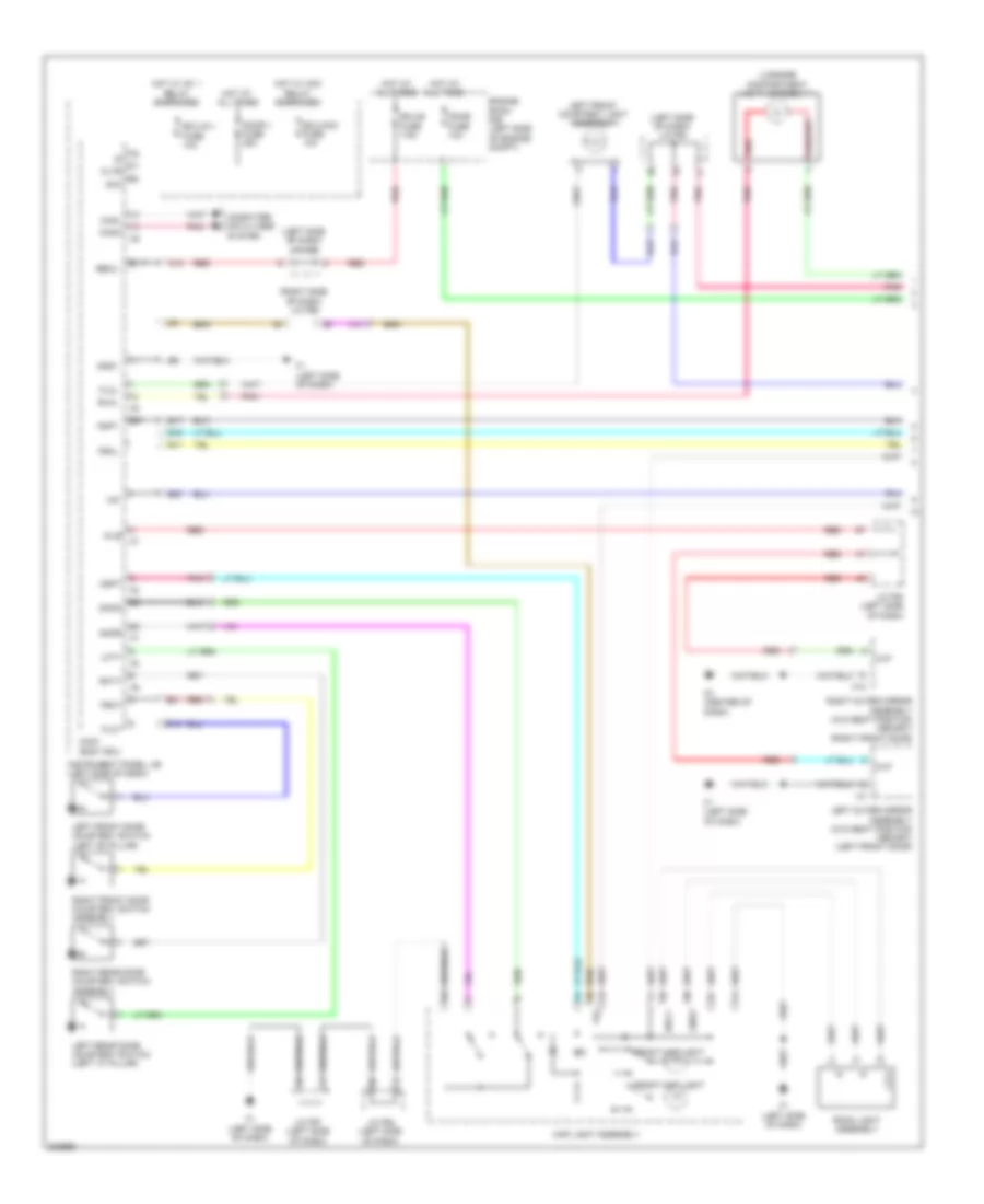Courtesy Lamps Wiring Diagram 1 of 2 for Lexus HS 250h 2010