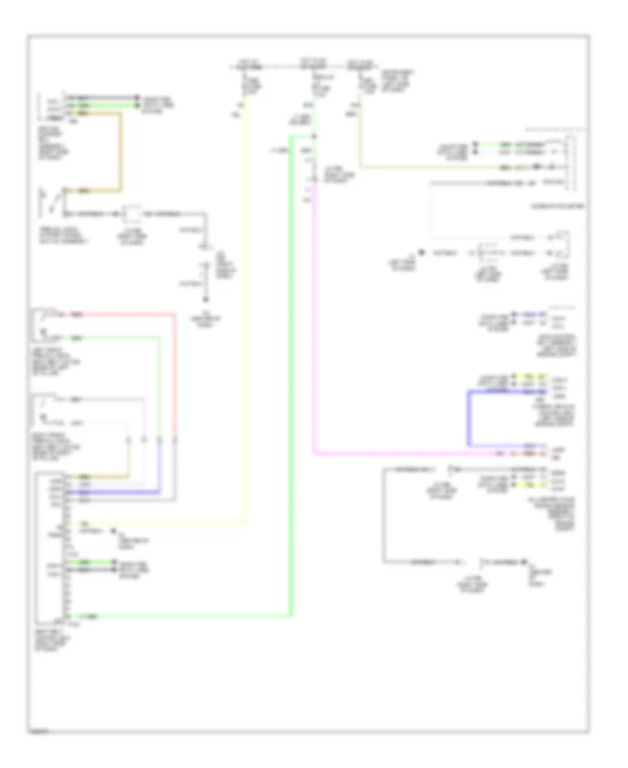 Pre Collision Wiring Diagram for Lexus HS 250h 2010