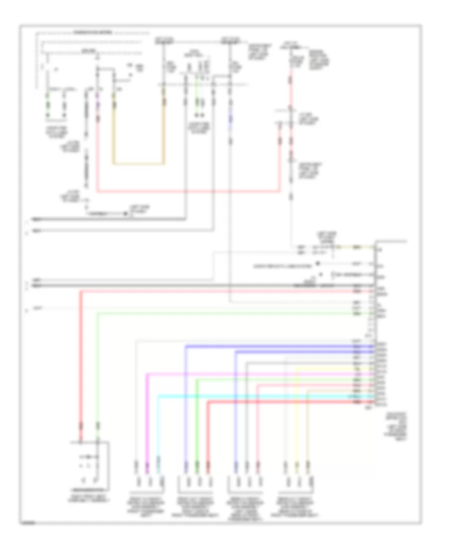 Supplemental Restraint Wiring Diagram 3 of 3 for Lexus HS 250h 2010
