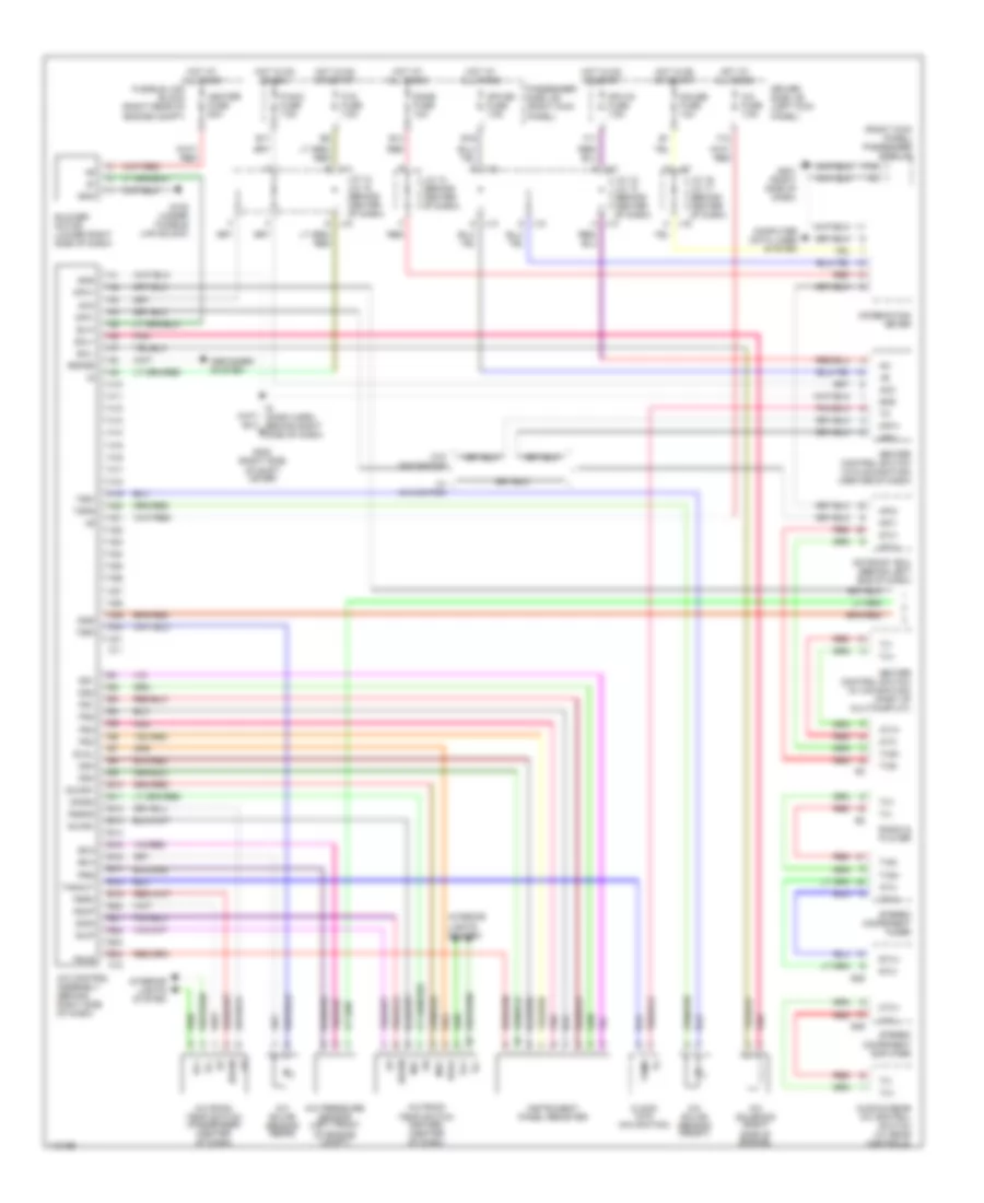 Automatic A C Wiring Diagram 1 of 2 for Lexus LS 430 2001