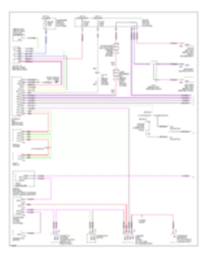 High Low Bus Wiring Diagram 1 of 2 for Lexus LS 430 2001