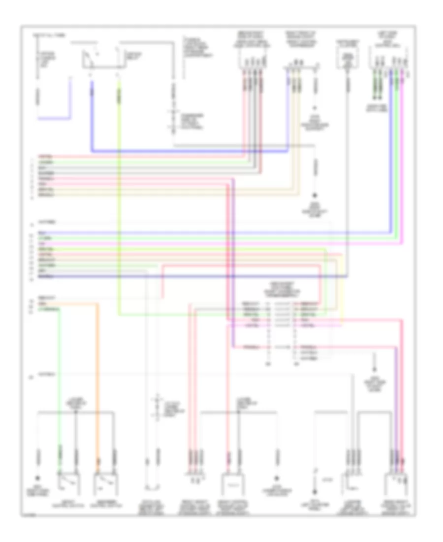 Electronic Suspension Wiring Diagram 2 of 2 for Lexus LS 430 2001