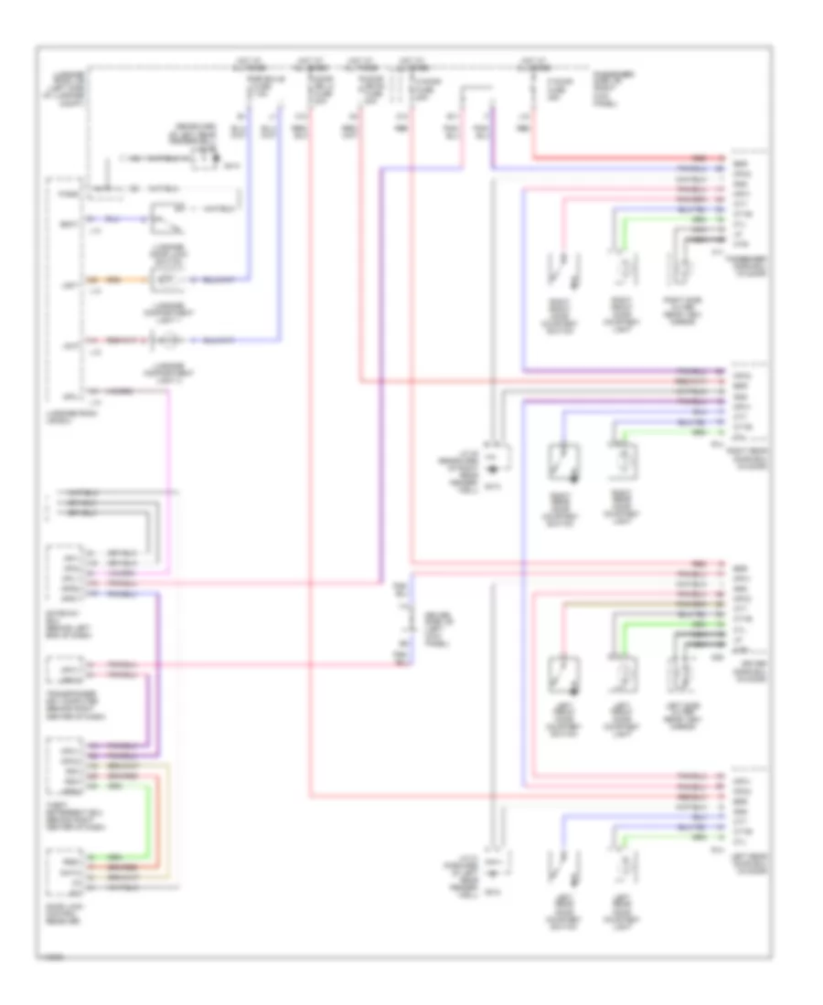 Courtesy Lamps Wiring Diagram 2 of 2 for Lexus LS 430 2001
