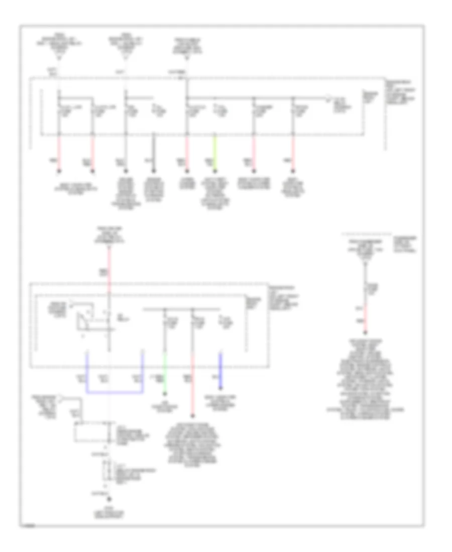 Power Distribution Wiring Diagram (2 of 5) for Lexus LS 430 2001