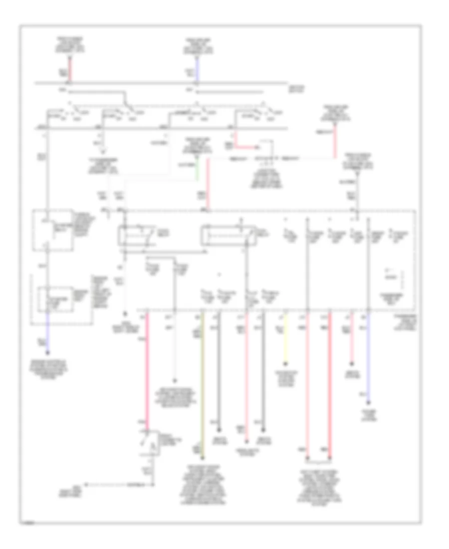 Power Distribution Wiring Diagram (3 of 5) for Lexus LS 430 2001