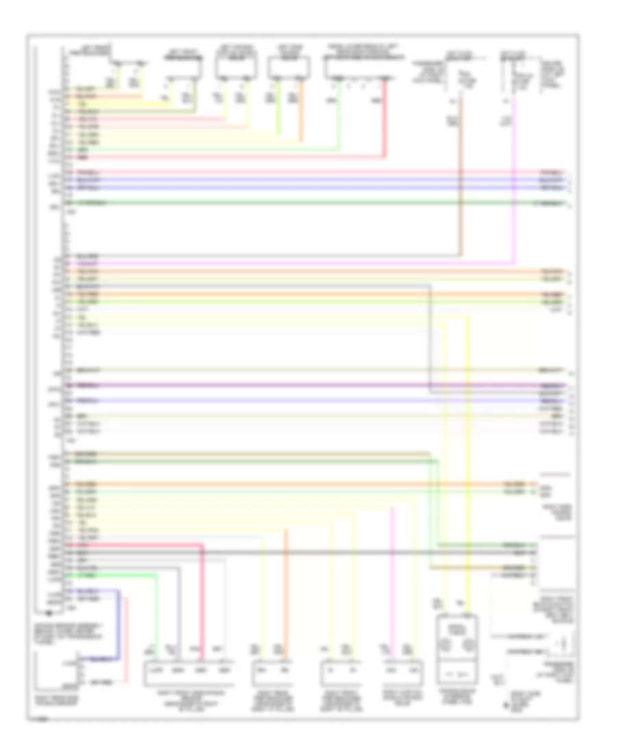 Supplemental Restraint Wiring Diagram 1 of 2 for Lexus LS 430 2001