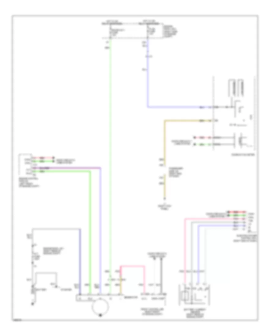 Charging Wiring Diagram for Lexus LS 460 2013