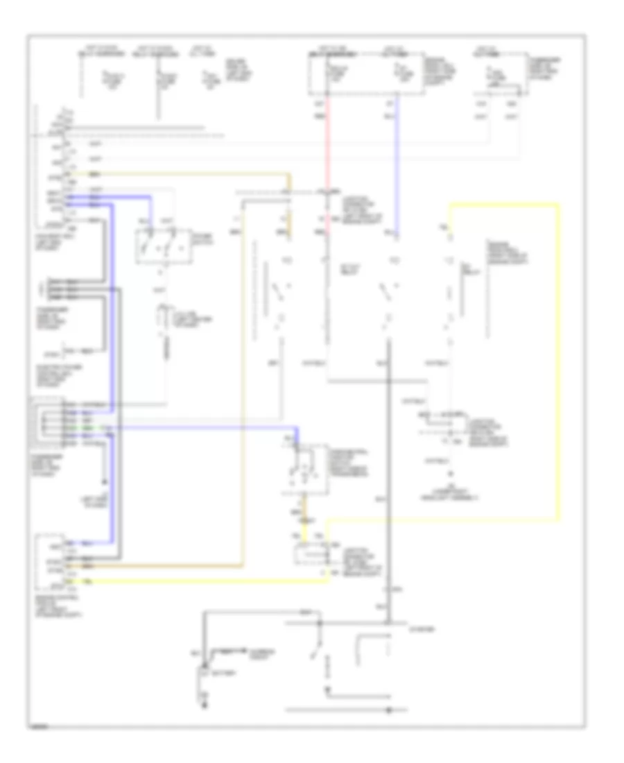 Starting Wiring Diagram for Lexus LS 460 2013