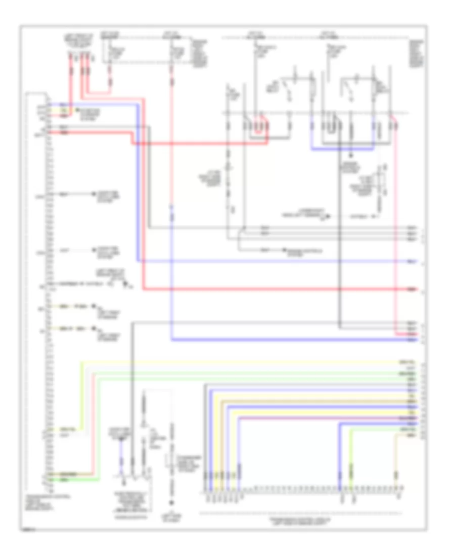 Transmission Wiring Diagram 1 of 4 for Lexus LS 460 2013