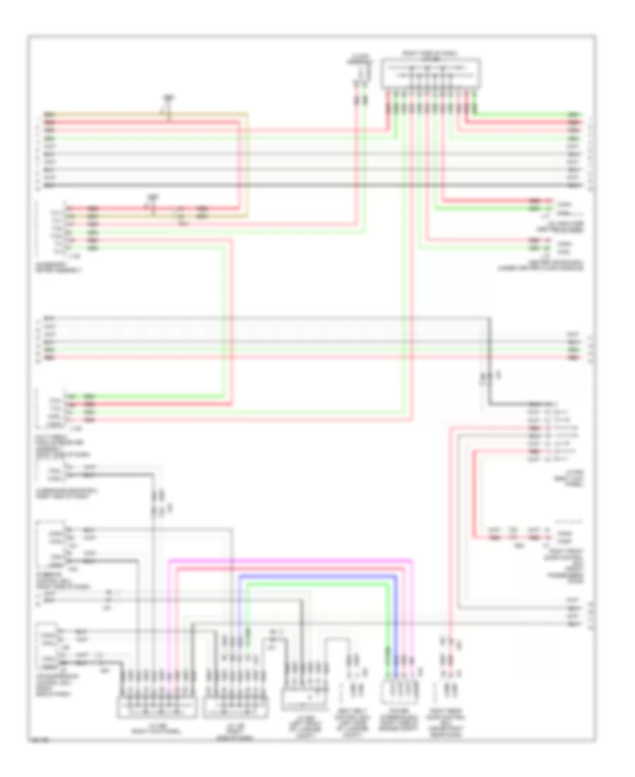 High Low Bus Wiring Diagram 2 of 3 for Lexus LS 460 2013