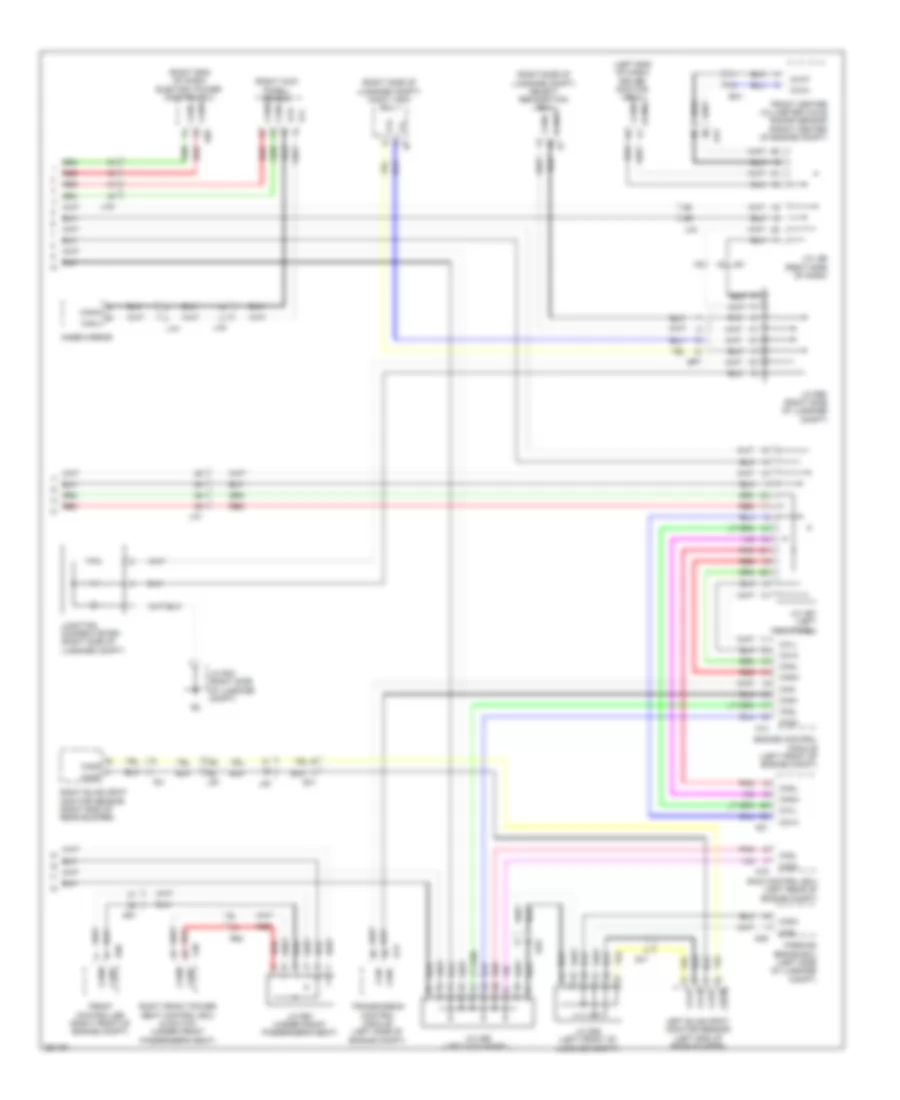 High Low Bus Wiring Diagram 3 of 3 for Lexus LS 460 2013
