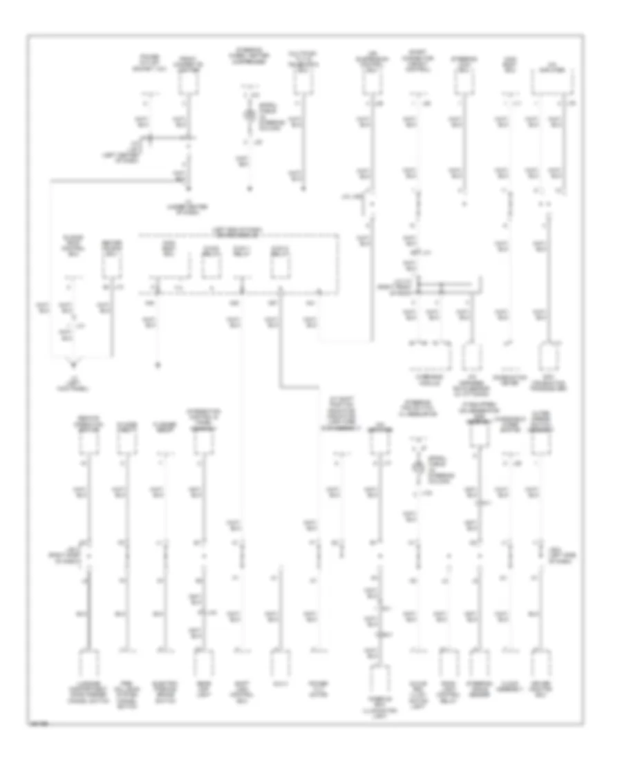 Ground Distribution Wiring Diagram (3 of 6) for Lexus LS 460 2013