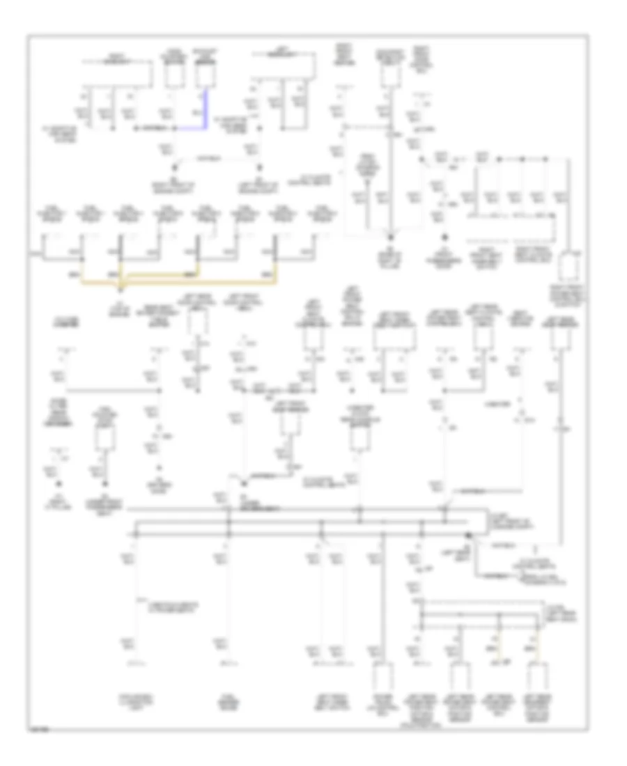 Ground Distribution Wiring Diagram (6 of 6) for Lexus LS 460 2013