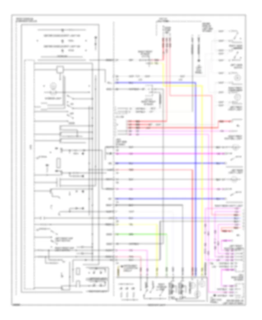 Courtesy Lamps Wiring Diagram 1 of 3 for Lexus LS 460 2013