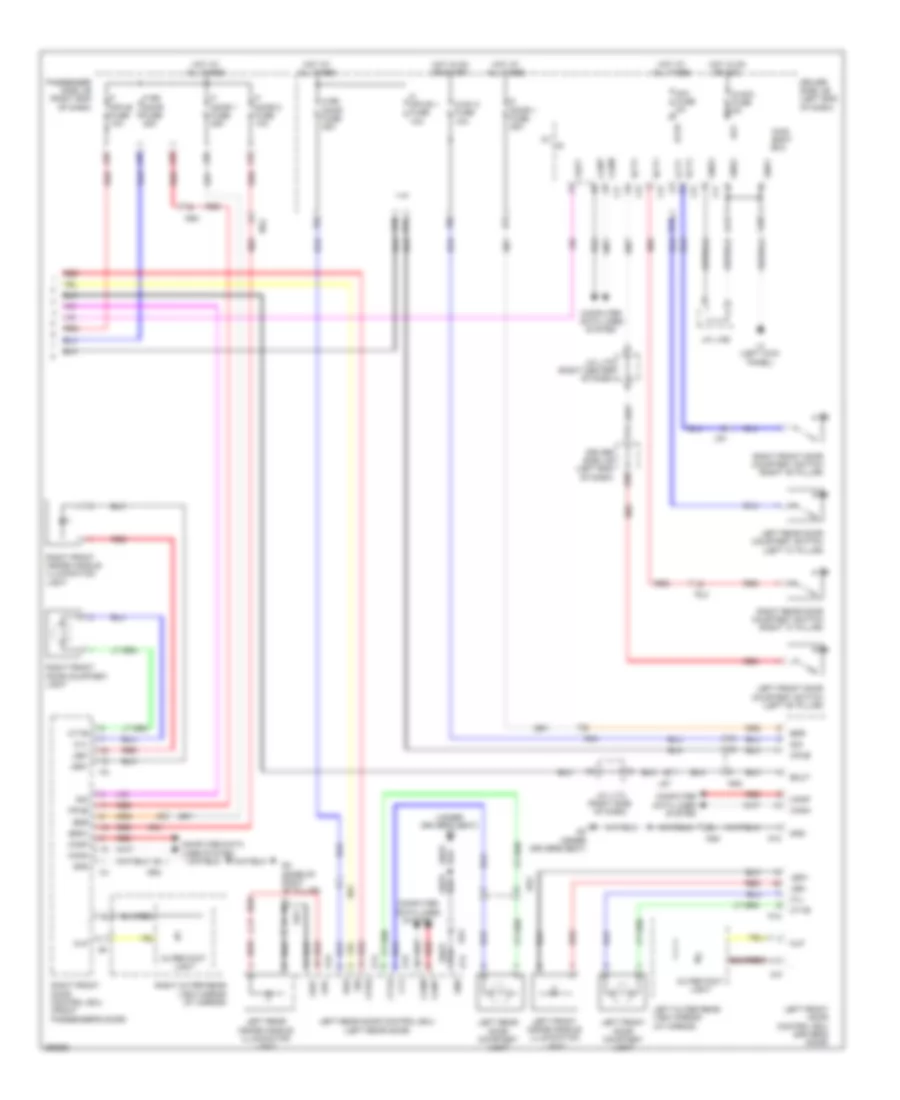 Courtesy Lamps Wiring Diagram (3 of 3) for Lexus LS 460 2013