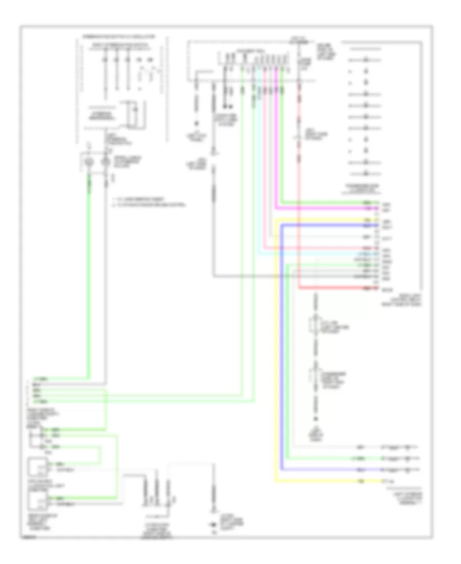 Instrument Illumination Wiring Diagram (5 of 5) for Lexus LS 460 2013