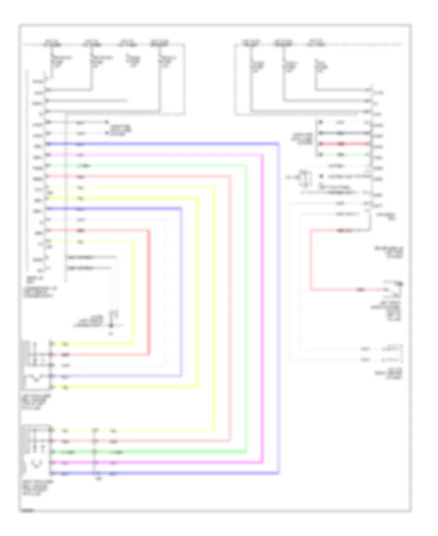 Memory Power Shoulder Belt Anchorage Wiring Diagram 2 of 2 for Lexus LS 460 2013