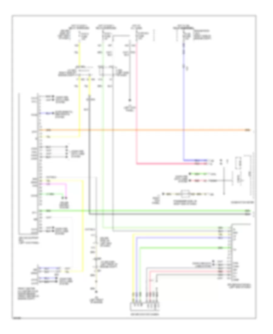 Object Detection Wiring Diagram (1 of 3) for Lexus LS 460 2013