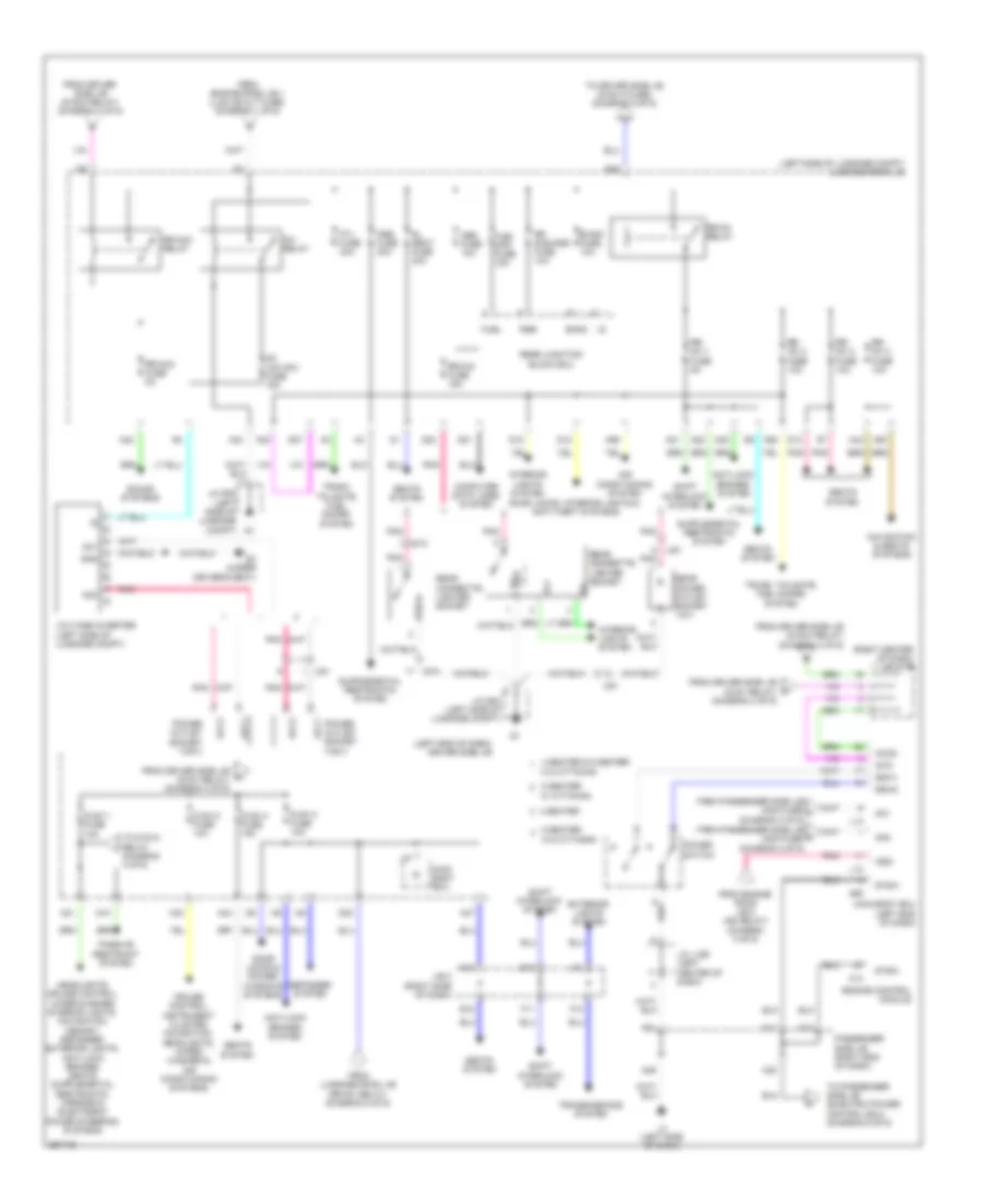 Power Distribution Wiring Diagram 5 of 6 for Lexus LS 460 2013