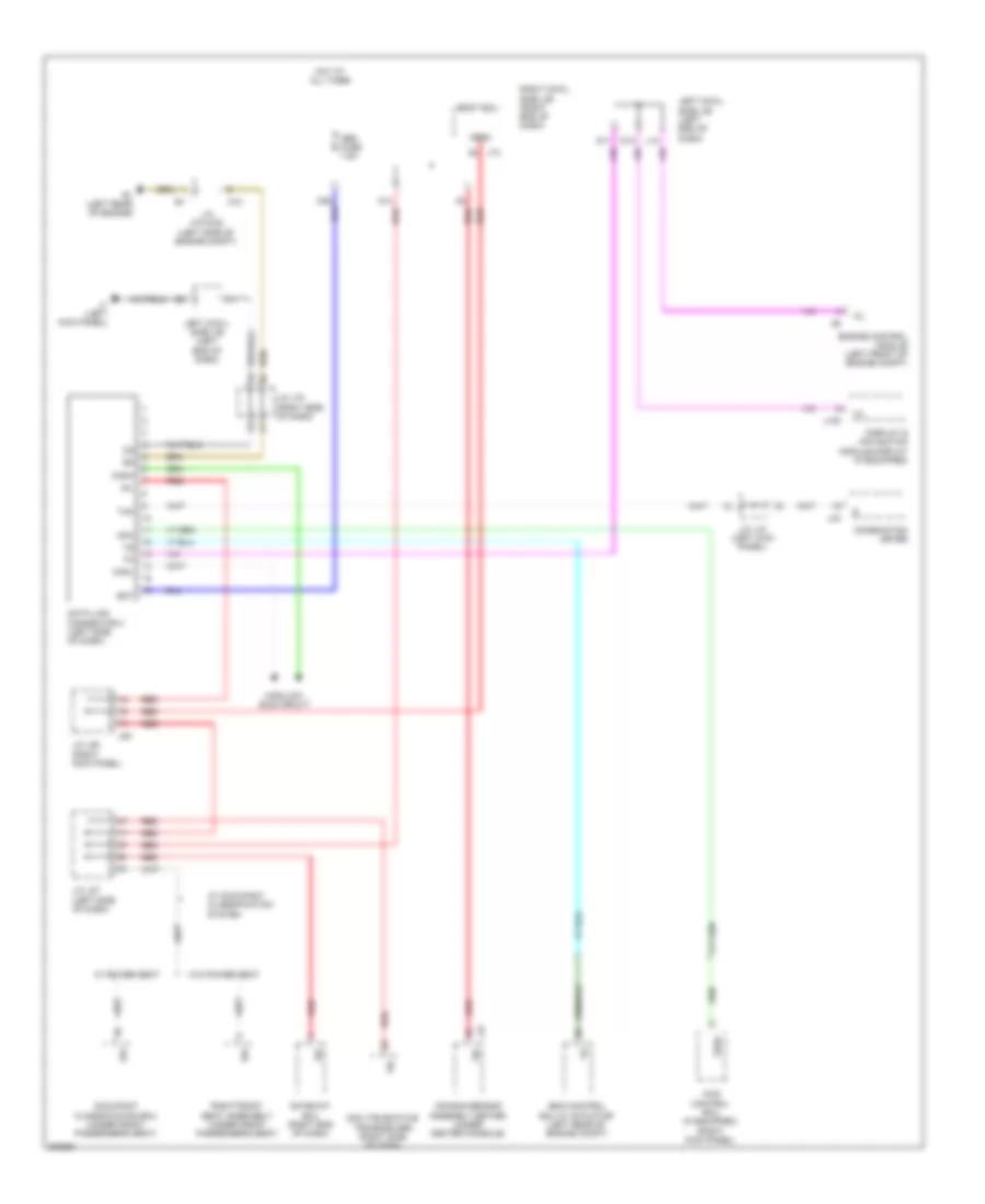 Data Link Connector Wiring Diagram for Lexus IS 250 2010