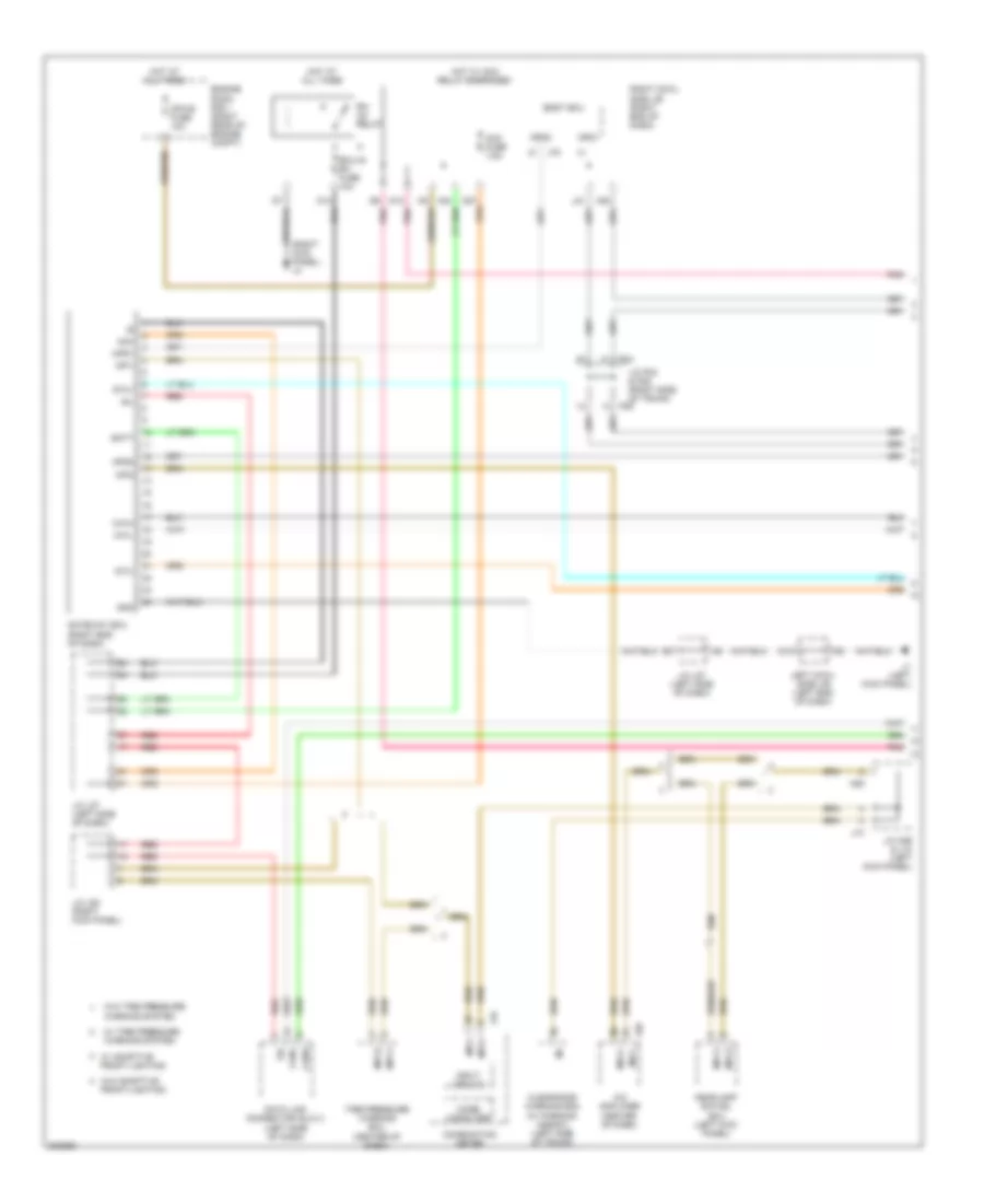 High Low Bus Wiring Diagram 1 of 3 for Lexus IS 250 2010