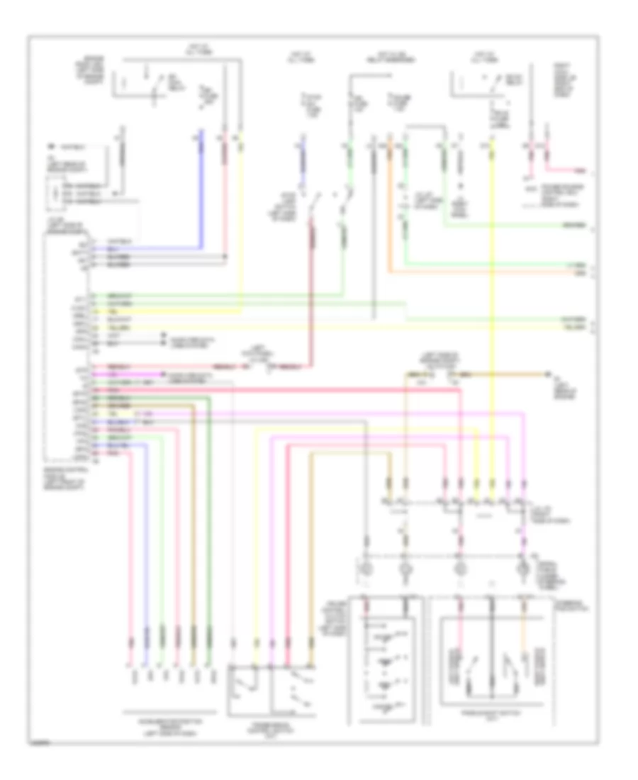 Cruise Control Wiring Diagram, without Dynamic Radar Controls (1 of 3) for Lexus IS 250 2010