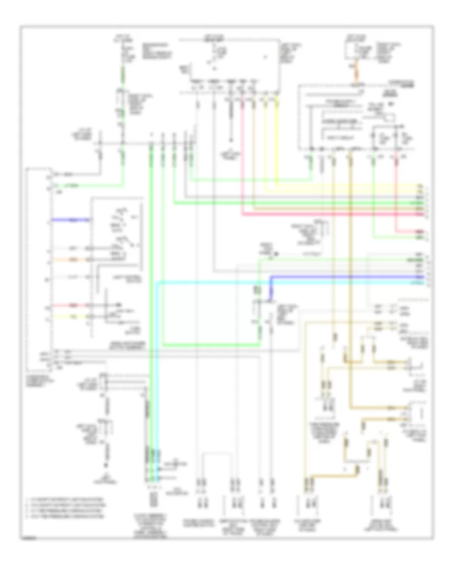 Exterior Lamps Wiring Diagram 1 of 3 for Lexus IS 250 2010