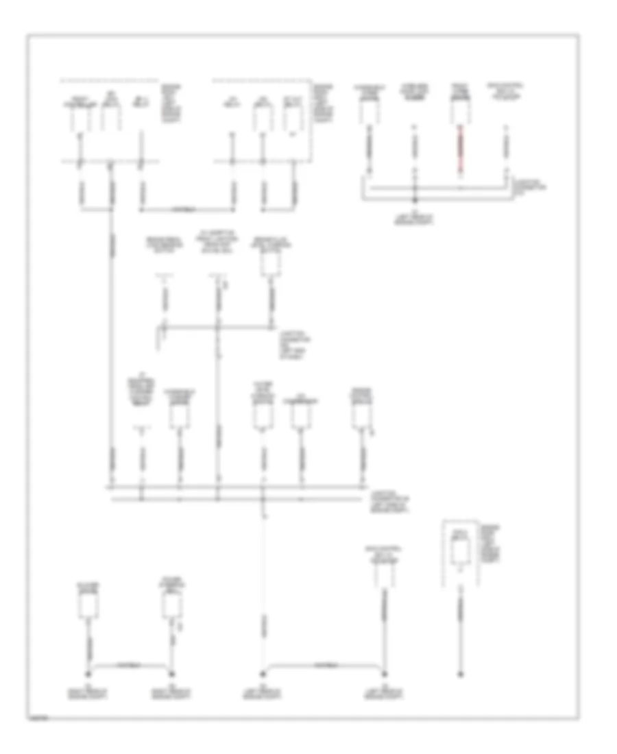 Ground Distribution Wiring Diagram 1 of 7 for Lexus IS 250 2010